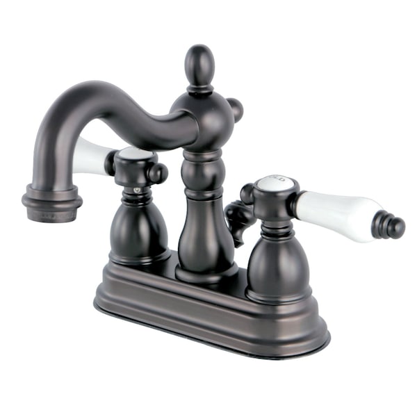 KS1605BPL 4" Centerset Bathroom Faucet, Oil Rubbed Bronze